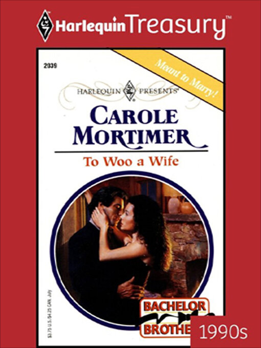 Title details for To Woo a Wife by Carole Mortimer - Available